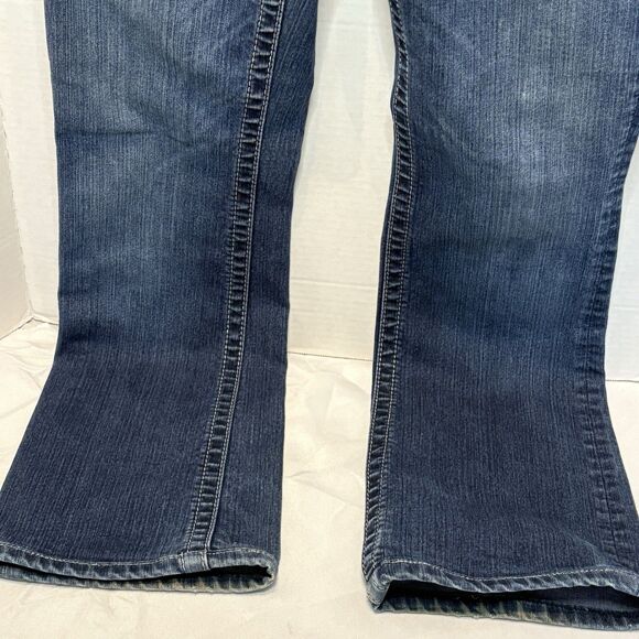 Miss Me Jeans JP5489B2 Boot Cut Distressed Size 29 Color DK131 Y2K Embroidered - Picture 3 of 12